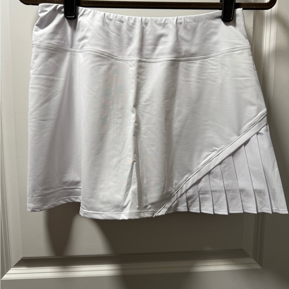 EleVen by Venus Williams White Pleated Tennis Skirt